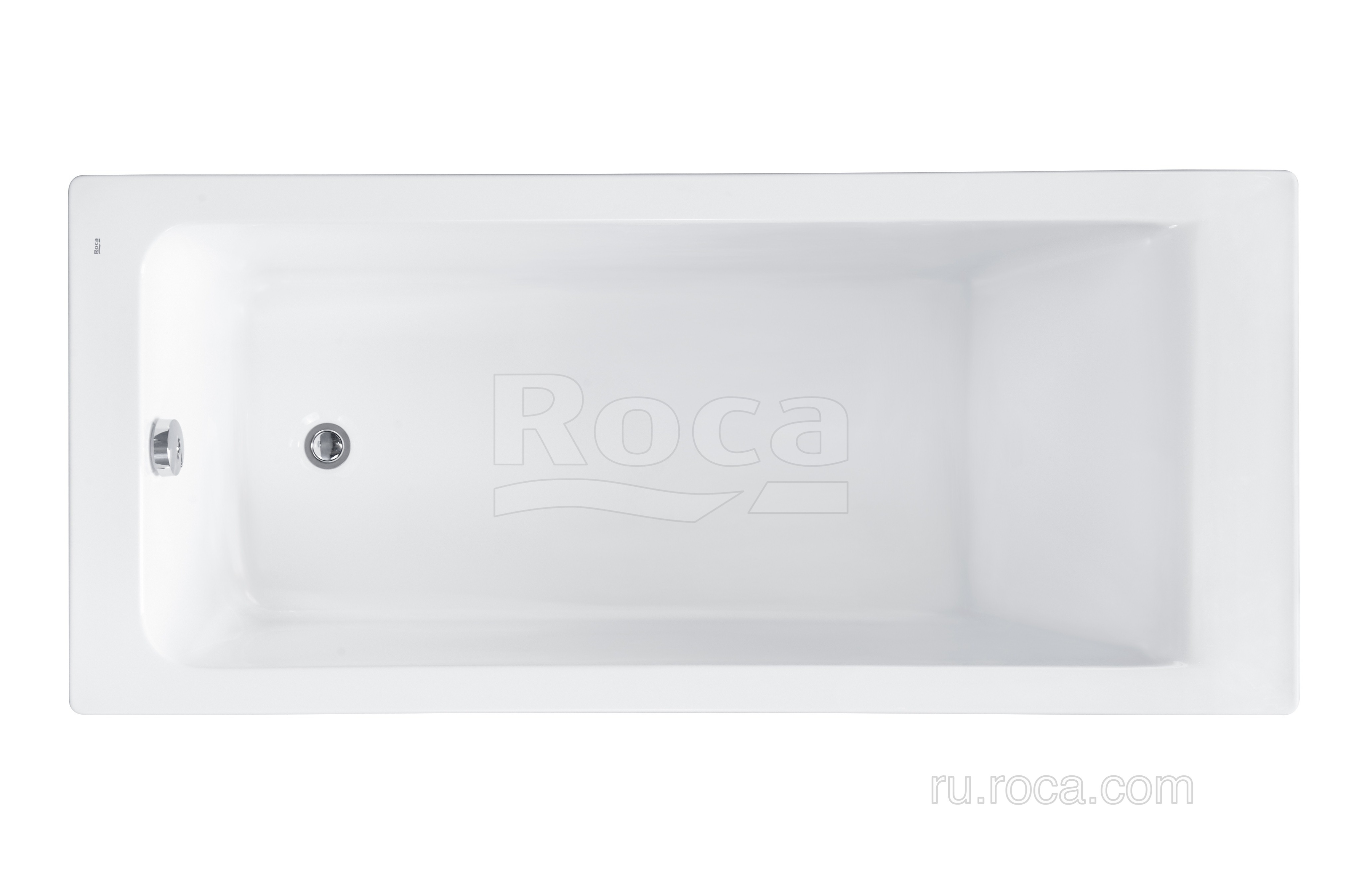 Ванна Roca Easy 180x80 прямоугольная белая 248618000