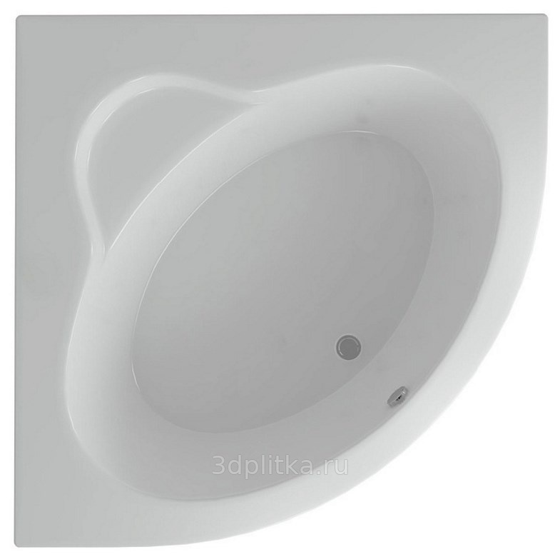 Акриловая ванна Aquatek Калипсо 1460*1460 с фронтальным экраном, KAL146-0000045