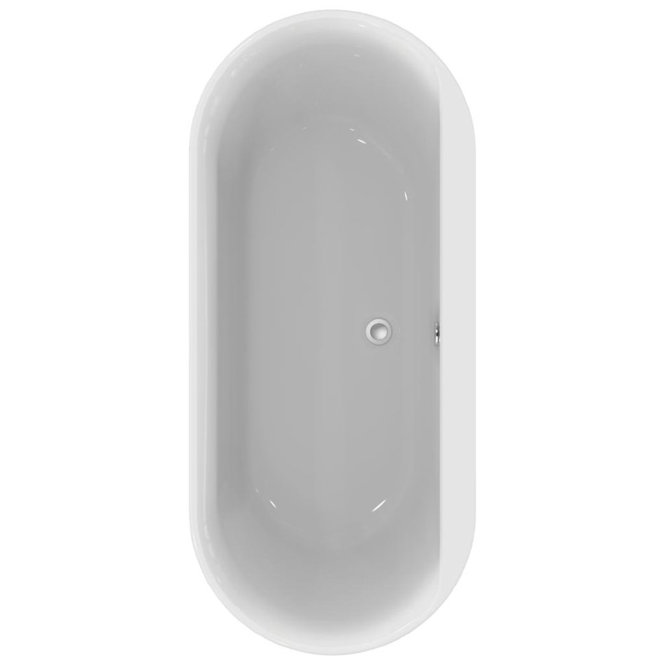 Встраиваемая акриловая овальная ванна 180х80 см Ideal Standard E106801 CONNECT AIR