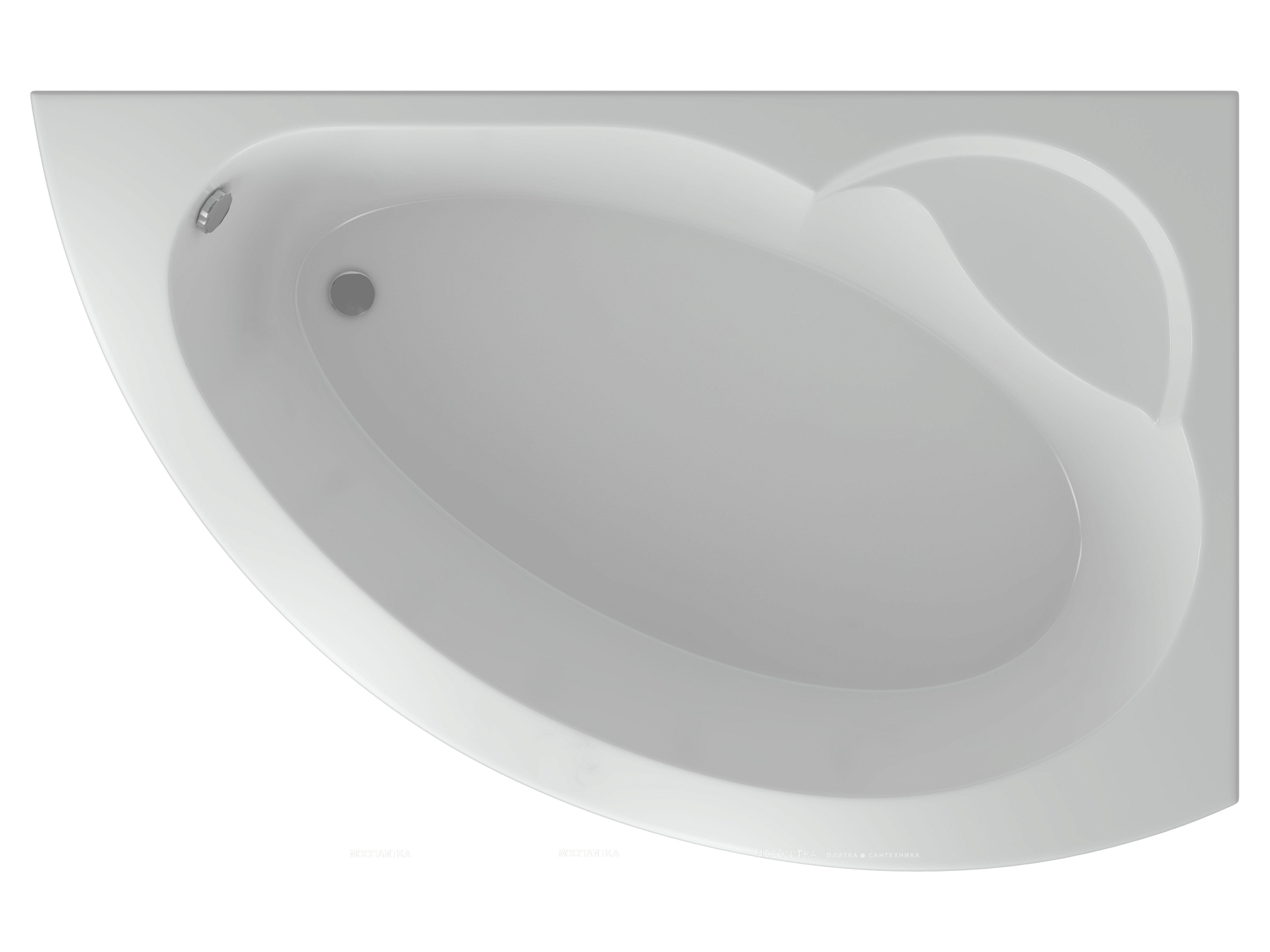 Акриловая ванна Aquatek Аякс 2 1700*1000 правая с фронтальным экраном (вклеенный каркас), AYK170-0000089