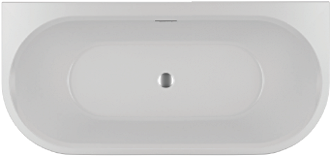 Акриловая ванна Riho 180x84 DESIRE B2W Белый, заполнение через перелив - Хром SPARKLE SYSTEM/LED, B089014005 (BD07C05S1WI1170)