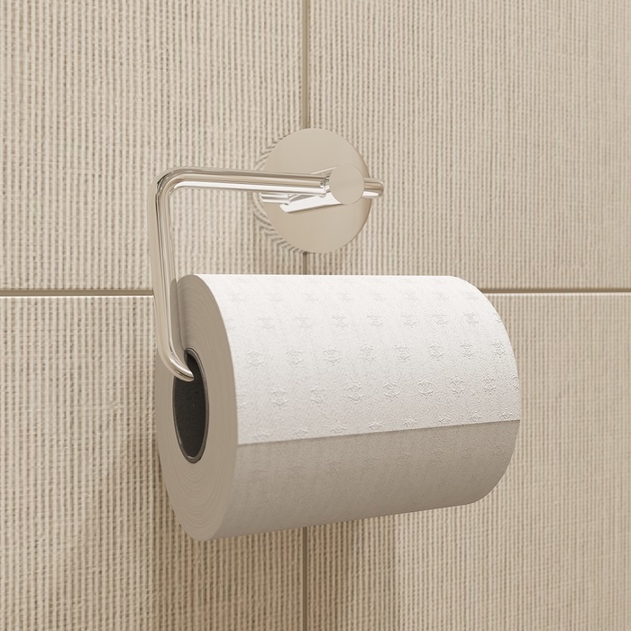 Держатель для туалетной бумаги без крышки, сплав металлов, Sena, IDDIS, SENSS00i43
