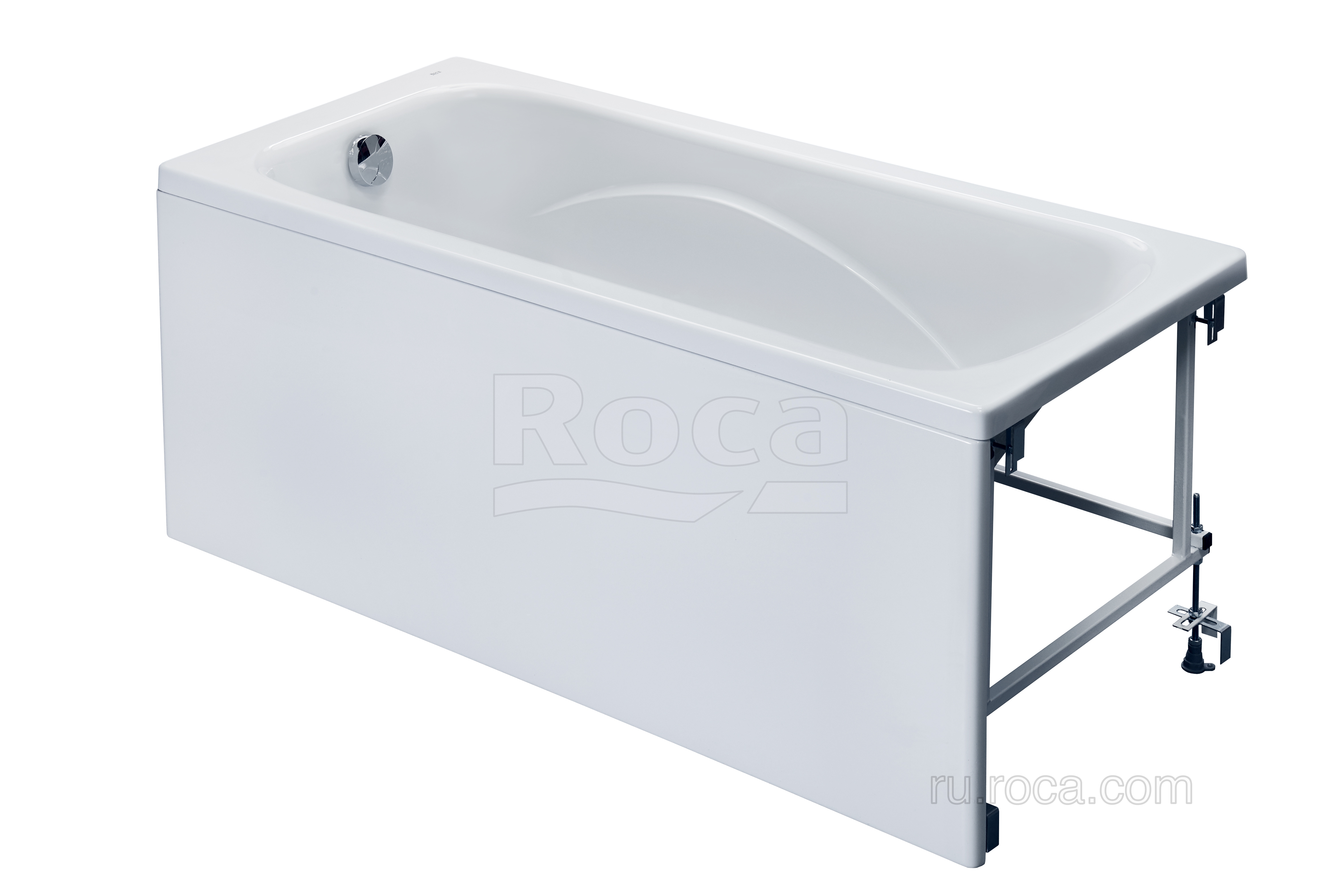 Акриловая ванна Roca Line 170х70 прямоугольная белая ZRU9302924