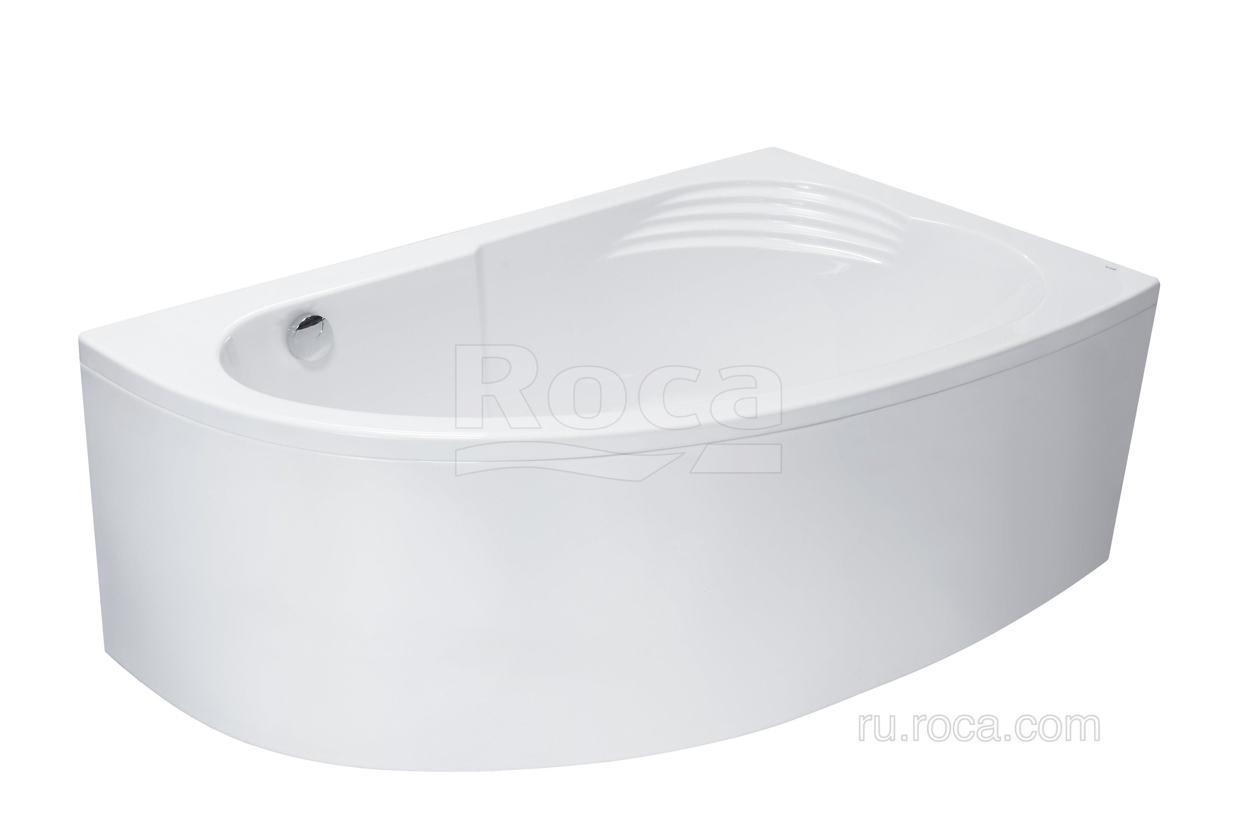 Акриловая ванна Roca Merida 170х100 асимметричная правая белая ZRU9302993