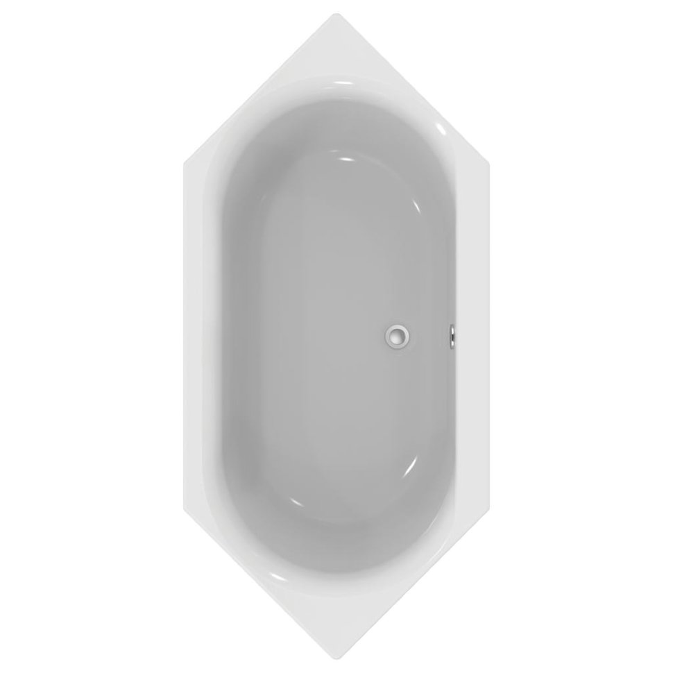 Акриловая ванна Ideal Standard CONNECT AIR 180х90, встраиваемая,  шестиугольная, E106901
