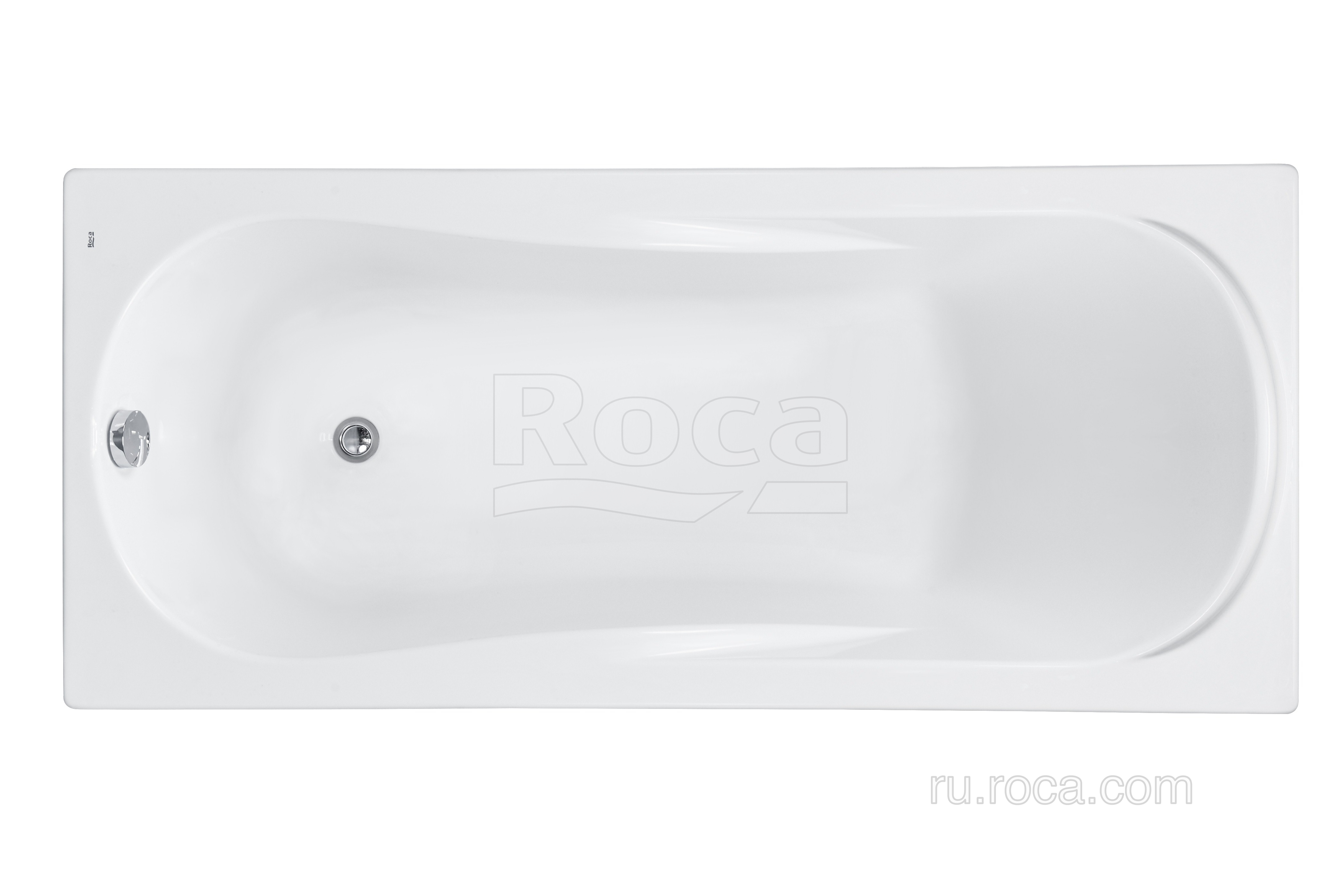 Ванна Roca Uno 170х75 прямоугольная белая ZRU9302870