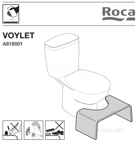 Подставка Roca для ног Voylet 818001000