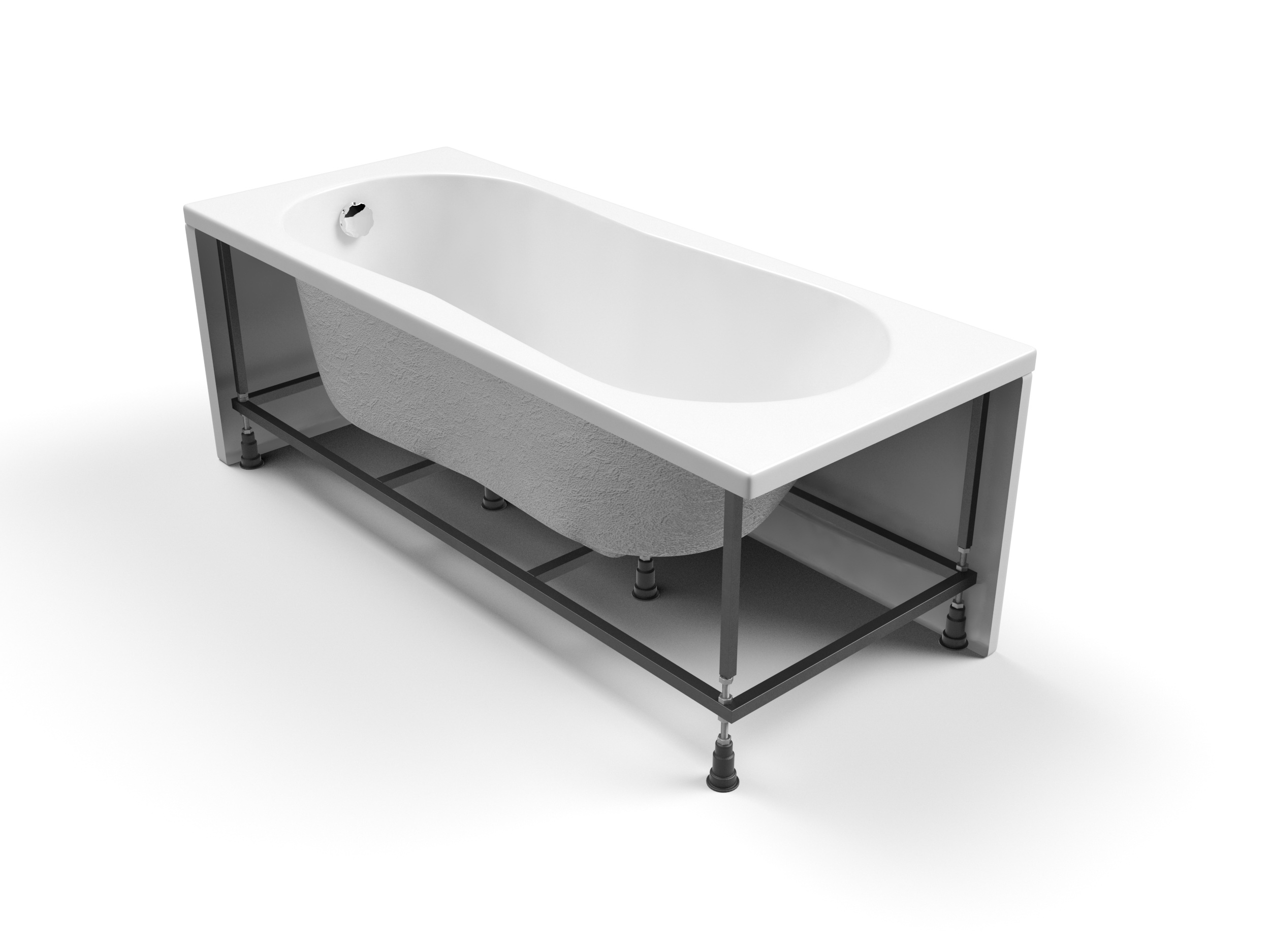 Акриловая ванна Cersanit NIKE 170х70, WP-NIKE*170-W