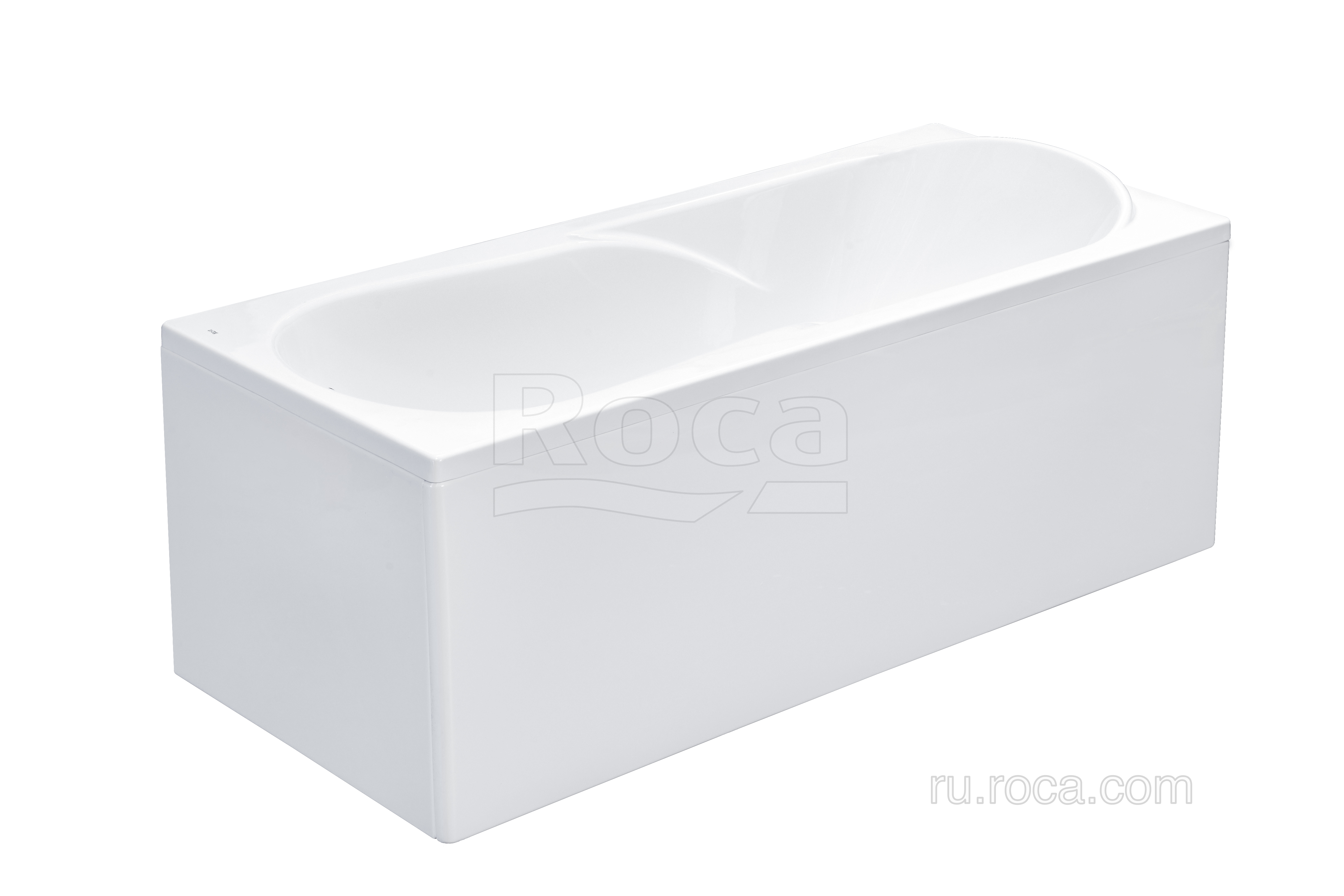 Акриловая ванна Roca Uno 170х75 прямоугольная белая ZRU9302870