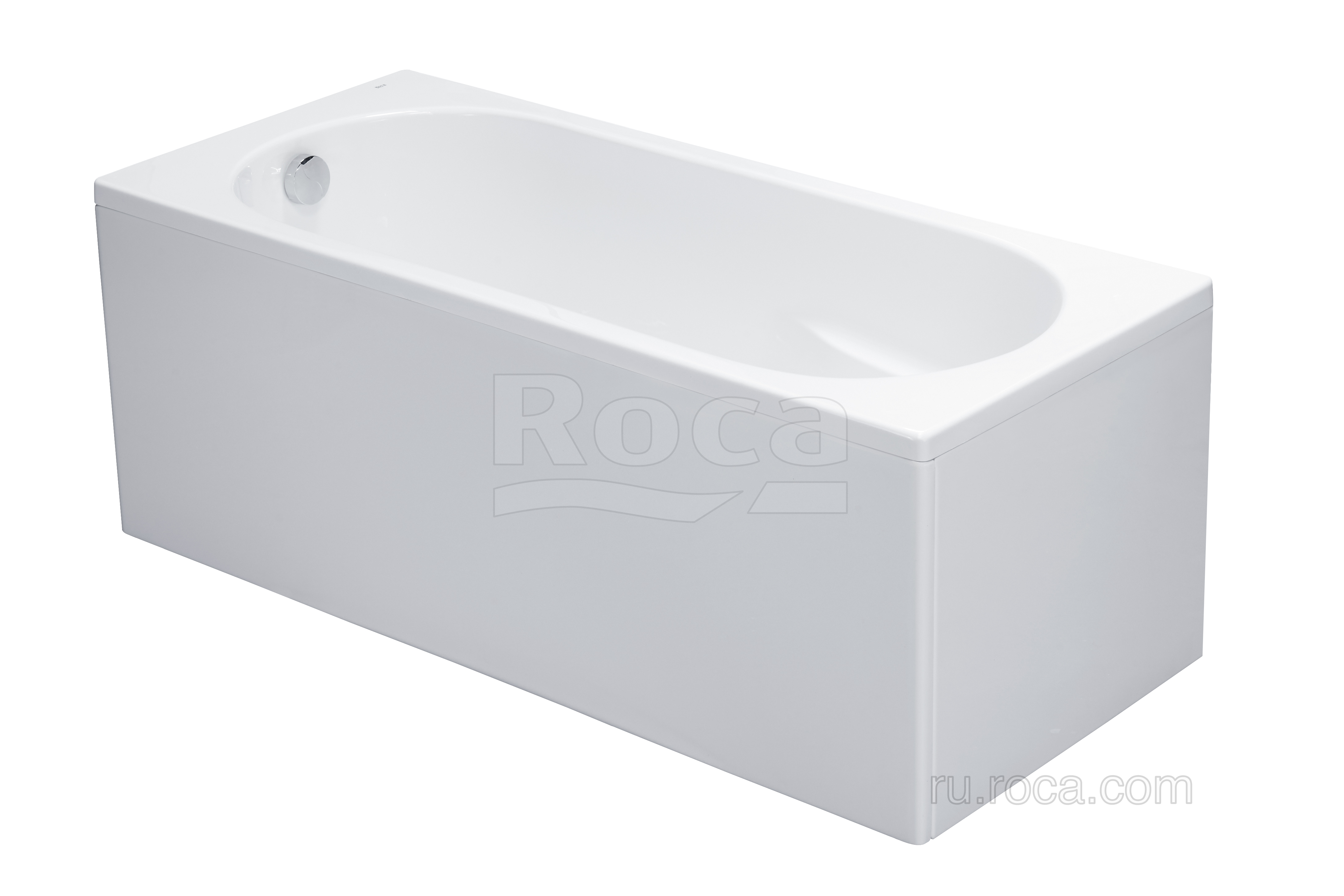 Акриловая ванна Roca Genova 160x70 прямоугольная белая ZRU9302973