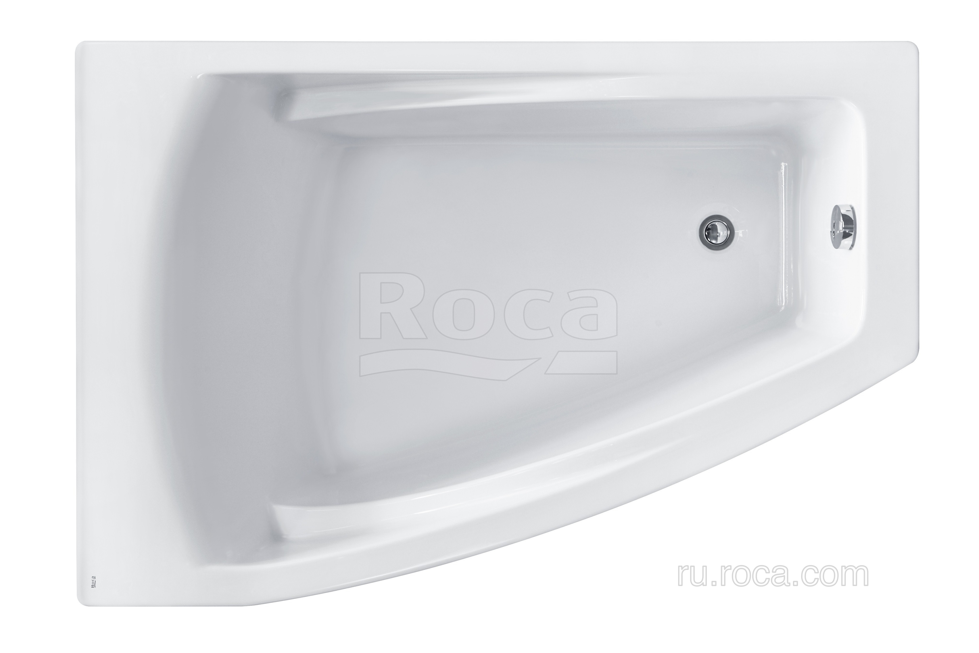 Ванна Roca Hall Angular 150х100 асимметричная левая белая ZRU9302864