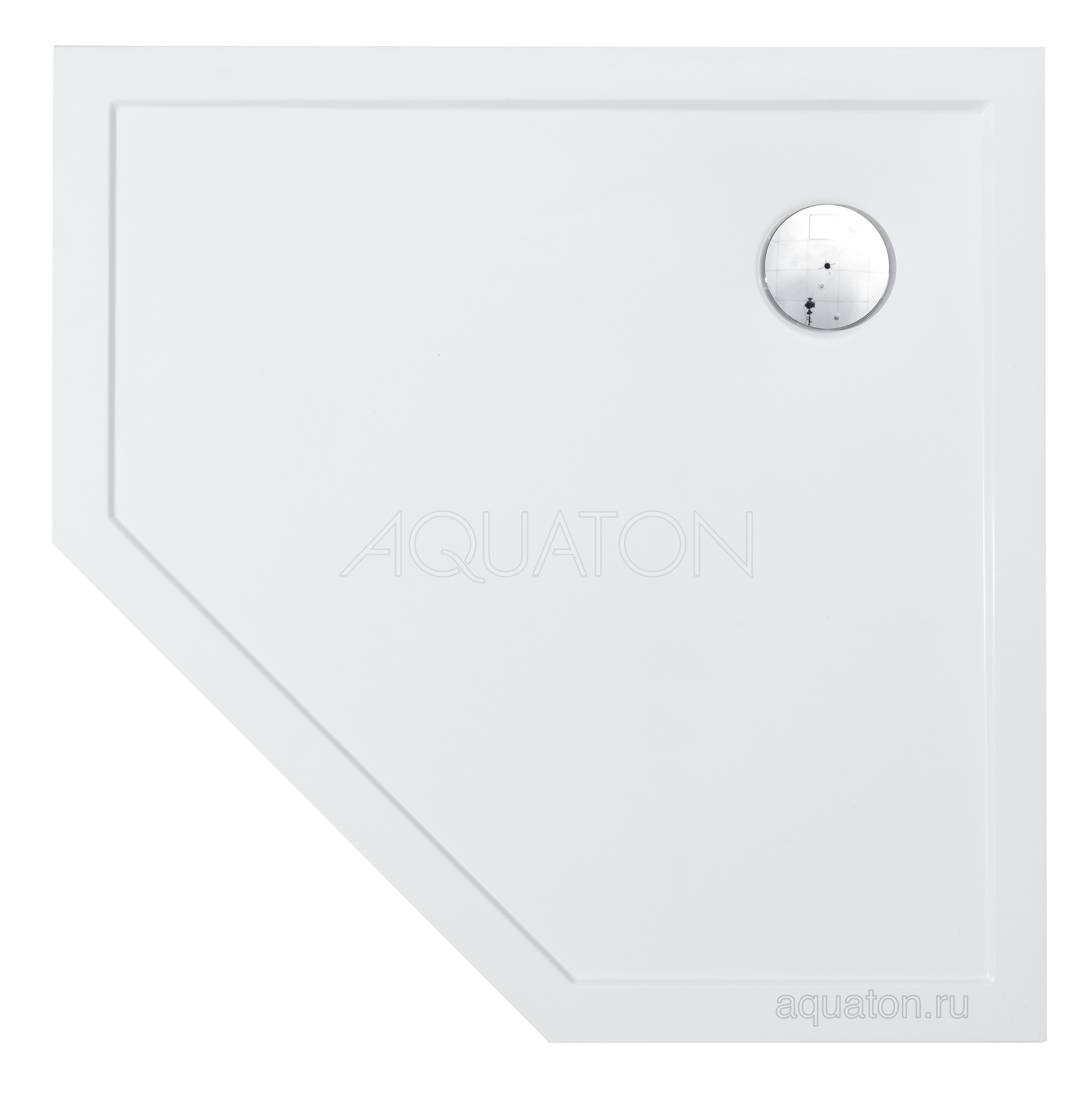 Душевой поддон Aquaton Калифорния 90х90 пятиугольный белый 1A714836CA010