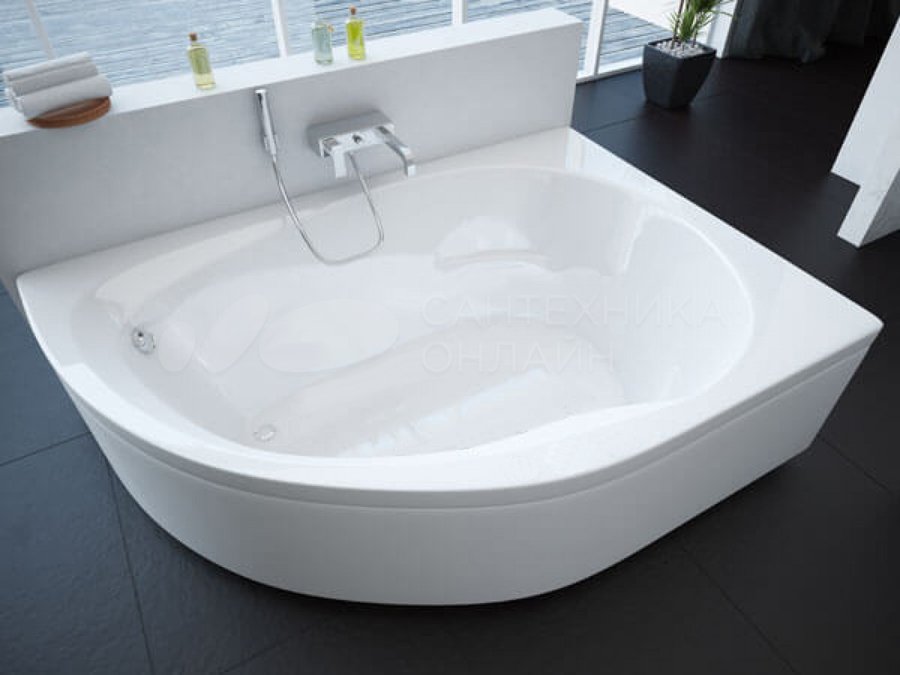 Акриловая ванна Aquatek Вирго 1500*1000 правая с фронтальным экраном, VIR150-0000025