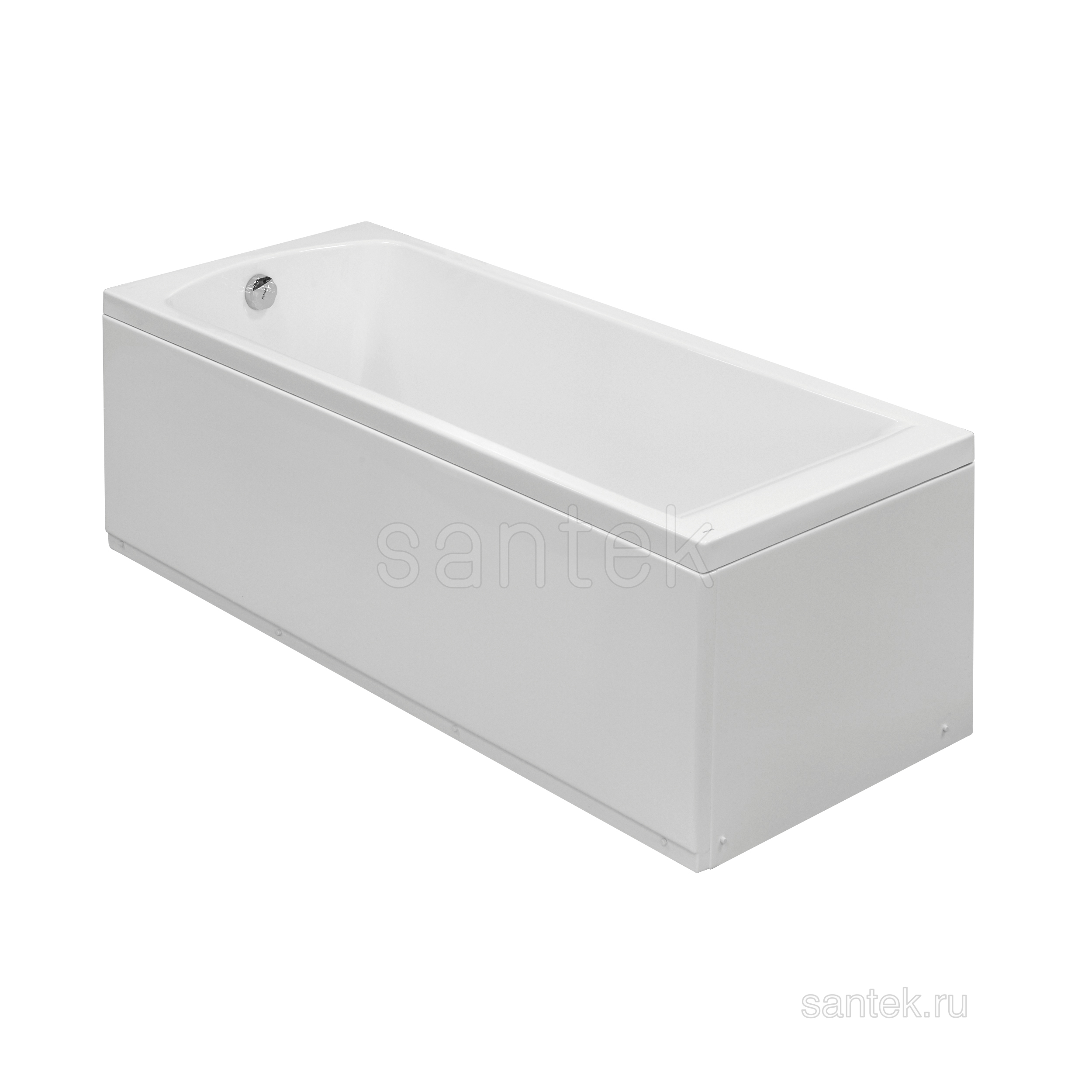 Акриловая ванна Santek Фиджи 170х75 прямоугольная 1WH501596