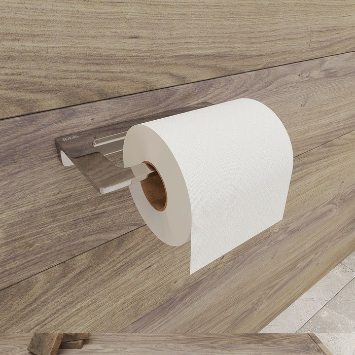 Держатель для туалетной бумаги без крышки, сплав металлов, Slide, хром, IDDIS, SLISC00i43