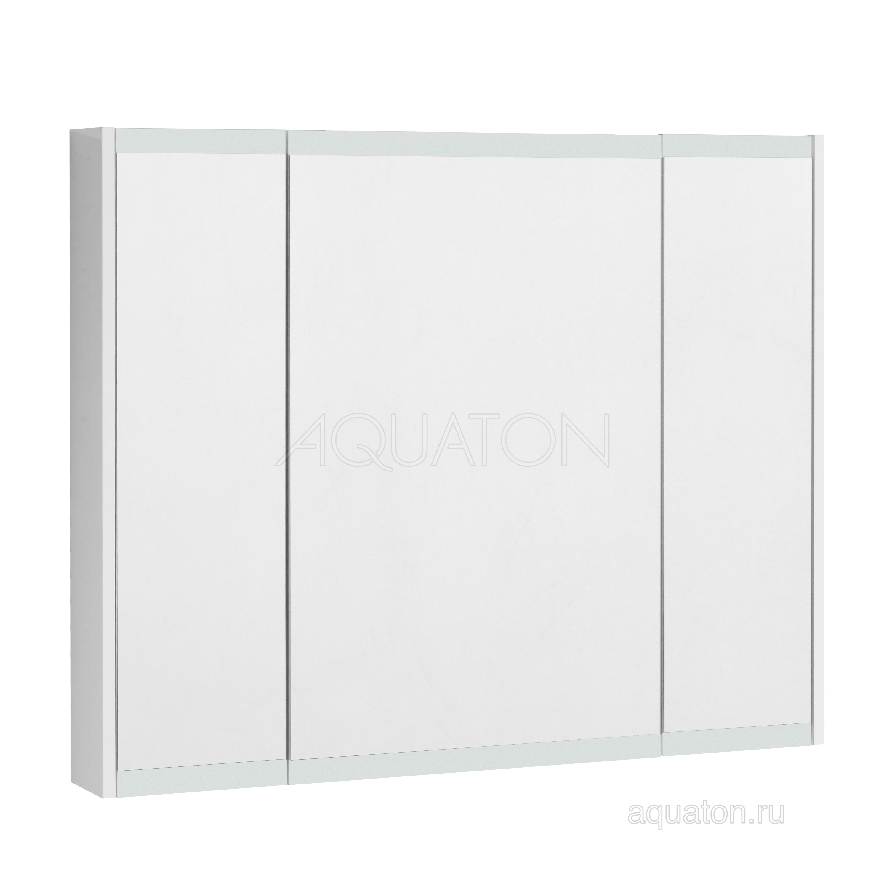 Зеркальный шкаф Aquaton Нортон 100 белый 1A249302NT010
