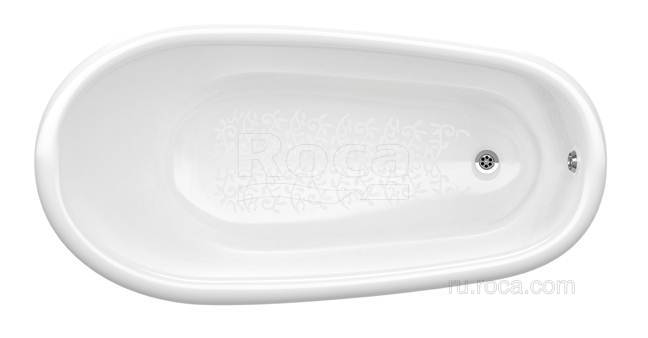 Чугунная ванна Roca Carmen серая, anti-slip 160х80 234250000