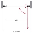 Душевая дверь BelBagno 550 SELA-B-1-55-C-Cr