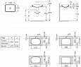 Раковина Roca Inspira square накладная 55х37, жемчужный 327534630