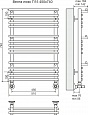 Полотенцесушитель водяной Terminus Вента Люкс П15 4620768888564