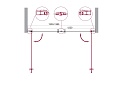 Душевая дверь BelBagno 1400 ETNA-B-2-140-C-Cr