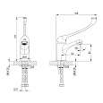 Смеситель Lemark Project LM4636C для раковины