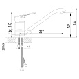 Смеситель Lemark Omega LM3104C для кухни
