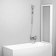Шторка для ванны Ravak VS2 105 796M0100Z1 (белый + транспарент)