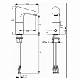 Электронный смеситель для раковины со смешиванием Ideal Standard CERAPLUS A4154AA
