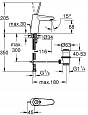 Смеситель для раковины Grohe Eurodisc 23425LS0