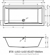 Акриловая ванна Riho LUGO 190x90 левая - PLUG & PLAY, B136015005 (BD7000500000000)