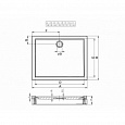 Акриловый душевой поддон Riho DAVOS 290 (1400x800),  D002003005 (DA4500500000000)