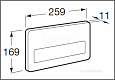 Клавиша для инсталляции Roca электронная PL-3 890097400