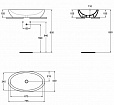 Раковина-чаша овальная 75X42 см Ideal Standard STRADA K078501