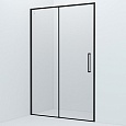 Душевая дверь, черный ал. проф., 130х195, Slide, IDDIS, SLI6BS3i69