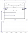 Тумба под раковину Jacob Delafon Madeleine 60x46 EB2052-J51 белый