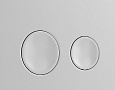 Кнопка смыва EvaGold 03, пластик круг хром для инсталляции EvaGold 400 и EvaGold 500