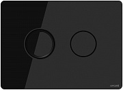 Кнопка ACCENTO для AQUA 50 пневматическая стекло черный