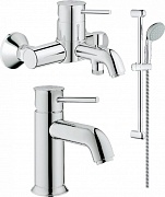 Набор для ванны 3 в 1 Grohe BauClassic 124404