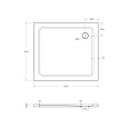 TRAY-M-AH-100/90-35-W Поддон SMC