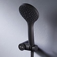 F0119022 Gem, душевой набор: ручной душ 110мм, держатель ручного душа, душевой шланг, чёрный, шт.