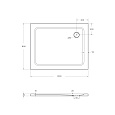 TRAY-M-AH-100/80-35-W Поддон SMC