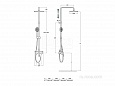 Душевая стойка Roca Even-M Round  5A9790C00