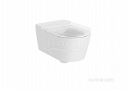 Чаша подвесного унитаза Roca Inspira Round 560, Rimless, белый матовый 346527620