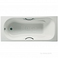 Чугунная ванна Roca Malibu 150х75 с отверстиями для ручек, anti-slip 2315G000R