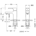 Смеситель Lemark Aura LM0606C для раковины