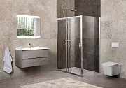 Душевой уголок BelBagno 1200*1000 UNIQUE-AH-1-120/135-100-C-Cr