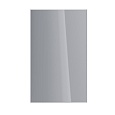 Шкаф зеркальный Lemark UNIVERSAL 50х80 см 1 дверный, петли слева, цвет корпуса: Белый глянец