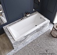 Чугунная ванна Vinsent Veron Square 170x75 VSQ1707542H с ножками