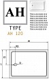 Душевой поддон Cezares 100x80 TRAY-A-AH-100/80-15-W